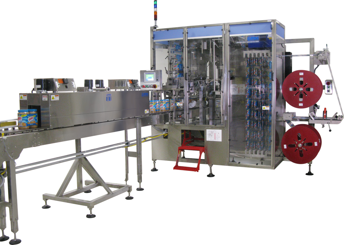 multipacking & twin packing system using shrink sleeve labels