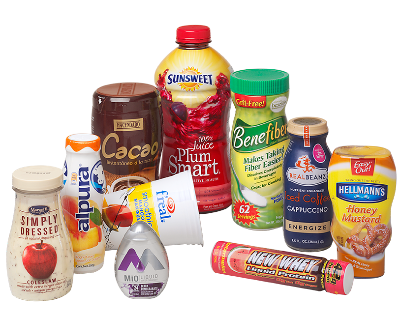 products made with R Series shrink labelers